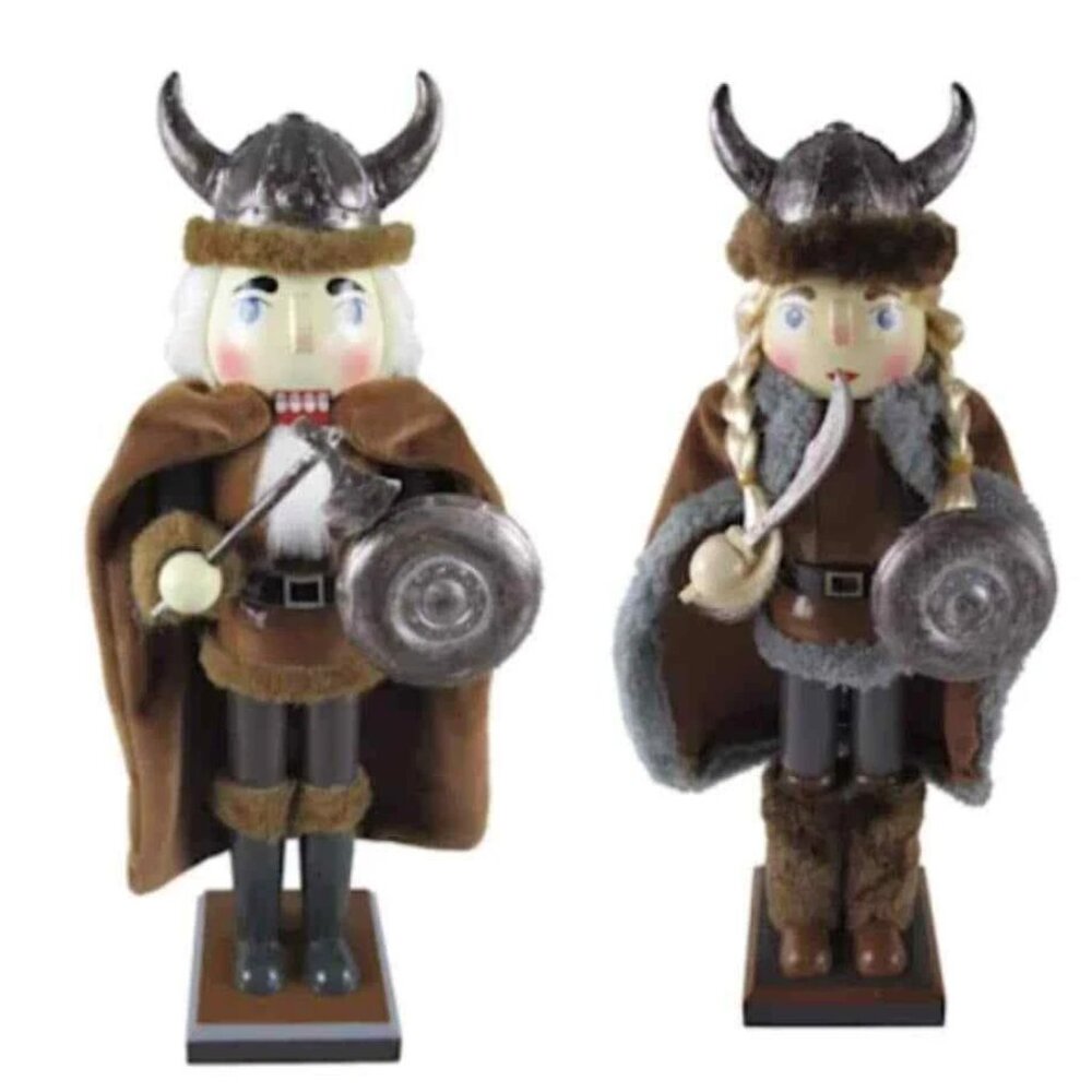 Viking Medieval Nutcracker Christmas Decoration Nordic Holiday Decor Gift